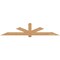 Ekena Millwork Kennewick Timber Gable Bracket, Western Red Cedar, 108"W x 22"H x 5 1/2"D x 5 1/2"F, 5/12 Pitch GBW108X22X0606KEN00SWR - alternate 1